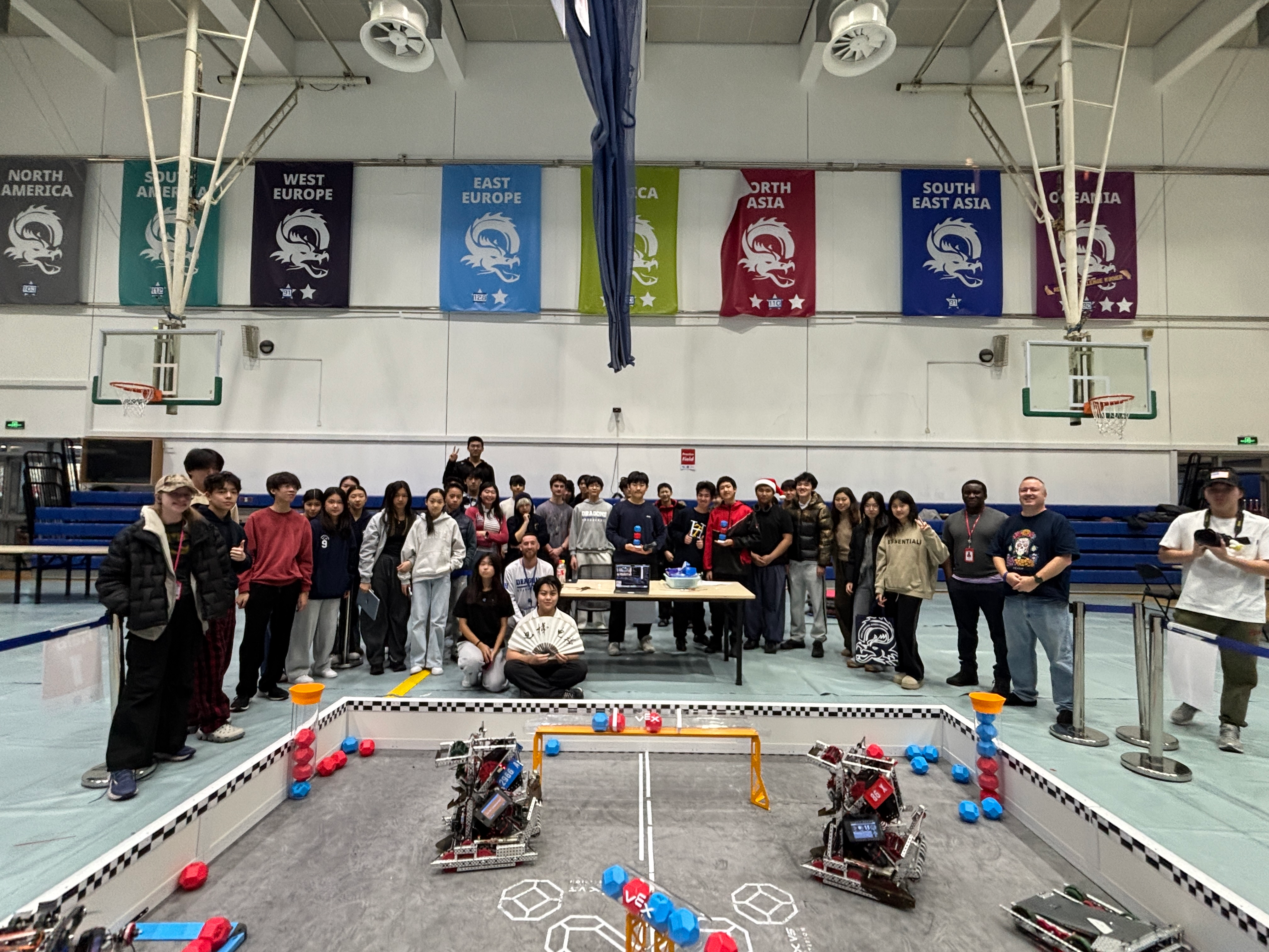 ISB Robotics Scrimmage 2025 Group Photo